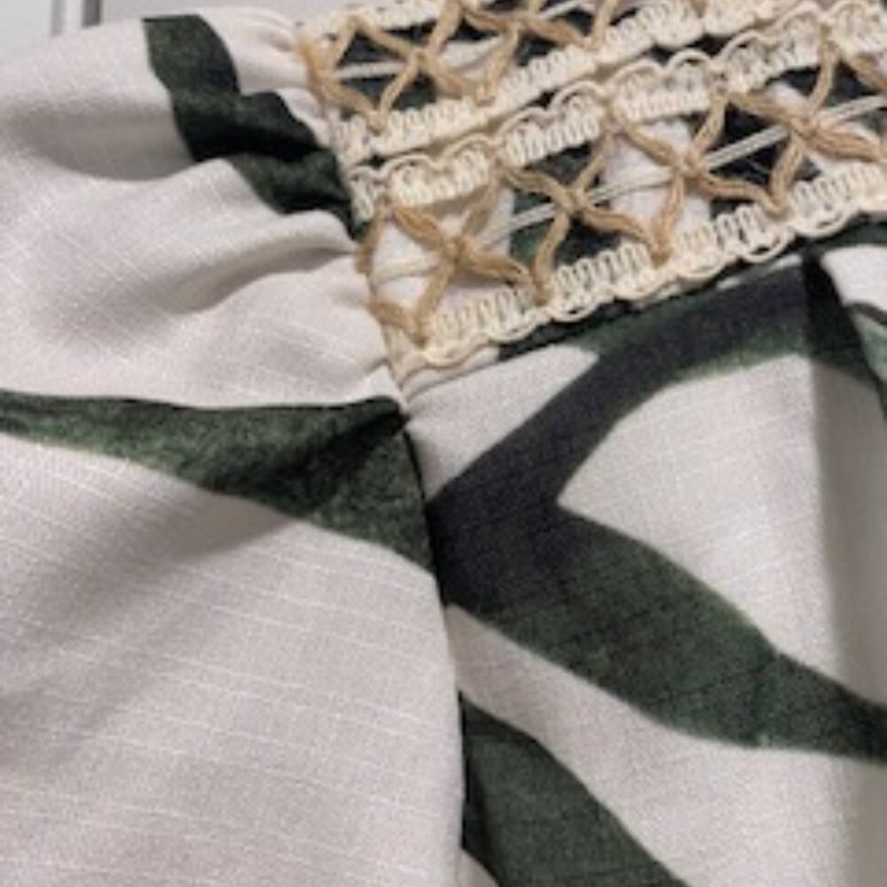 BNWT PatBO | Jasmine Jute Trim Cut-Out Mini Dress in size 2 - Picture 7 of 10